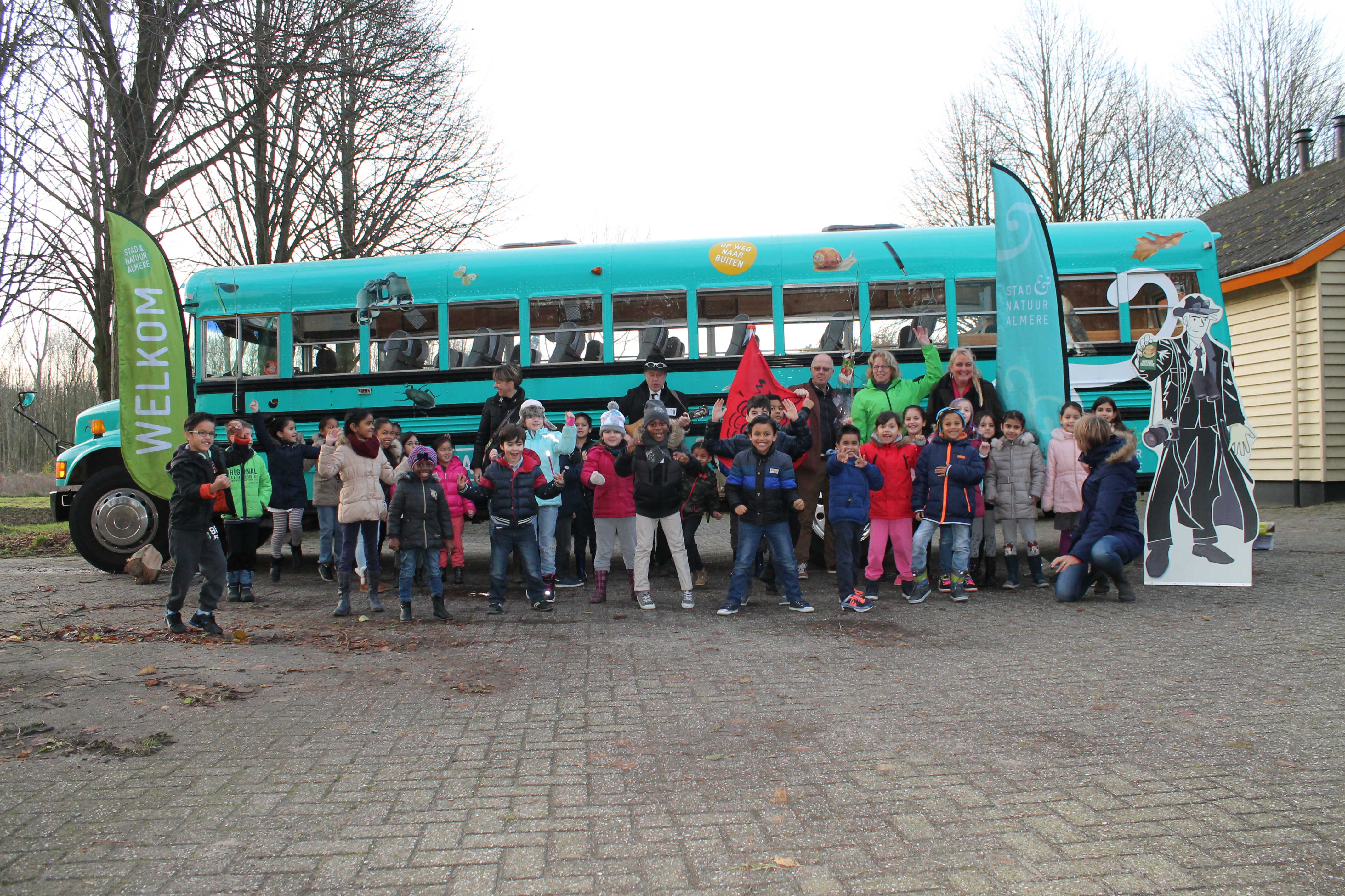 500ste leerling op Stad en Natuur bus